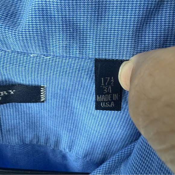 Burberry Blue Casual Button Down Shirt - Picture 6 of 8